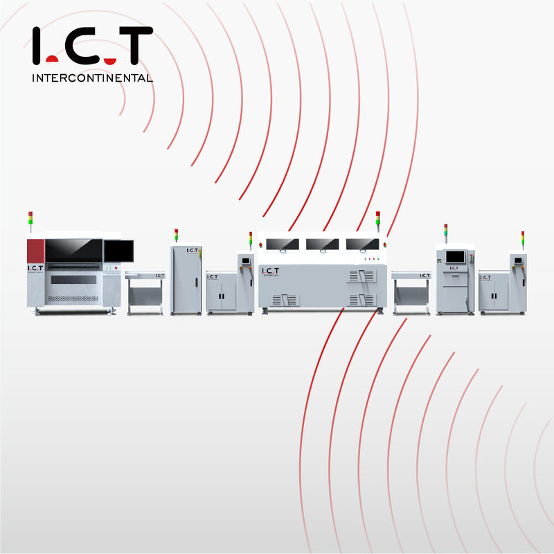 I.C.T |Attrezzatura per piccola linea di produzione Fuji completamente automatica SMT