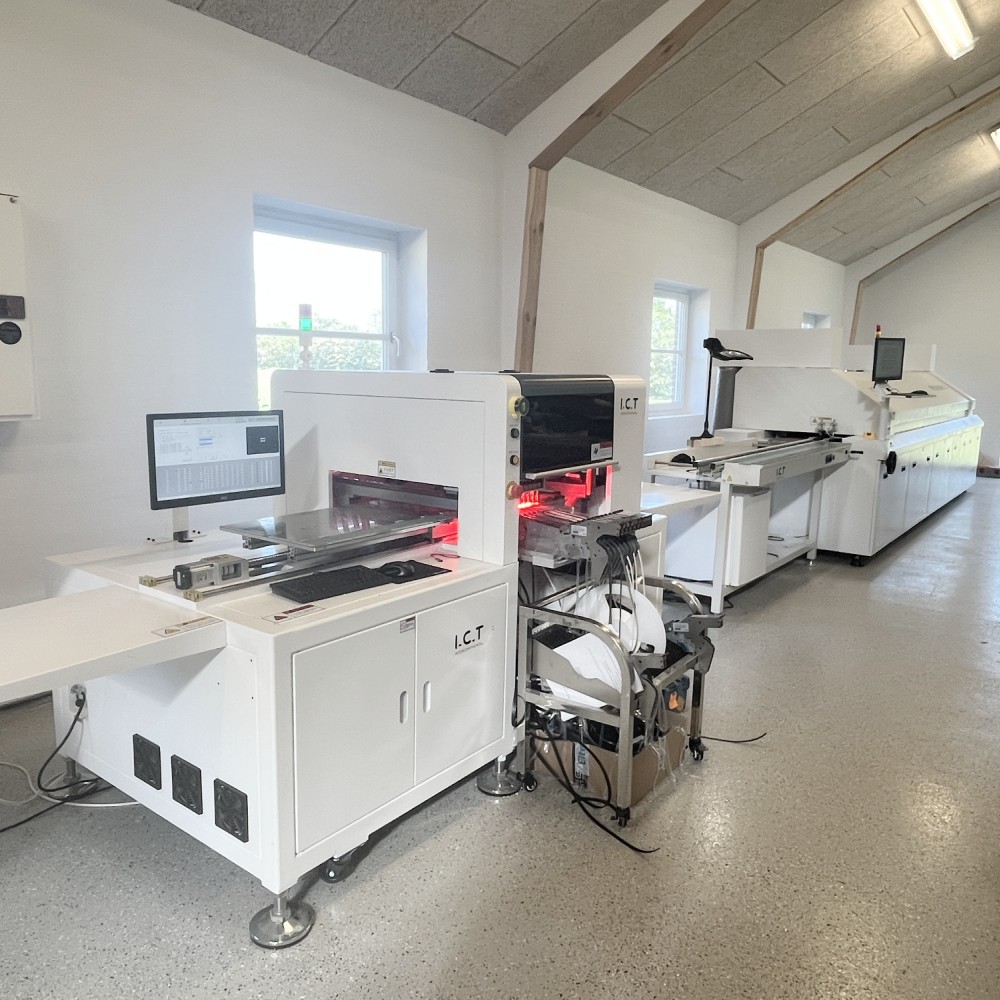 Schermata SMT PCB completamente automatica stampino Macchina da stampa Modello automatico I.C.T-5151 