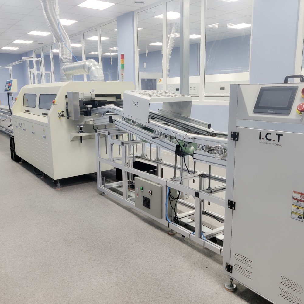 I.C.T | Saldatrice ad immersione per scambiatore di calore PCB Saldatrice ad onda THT Macchina