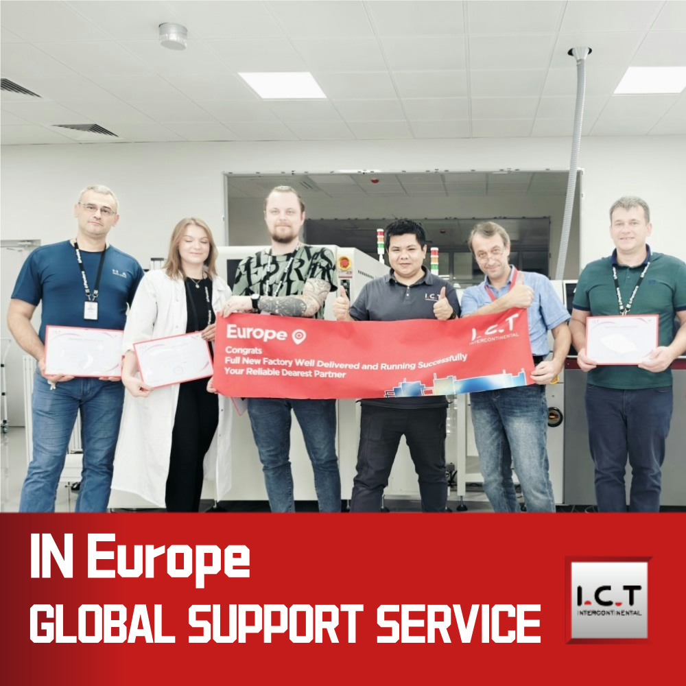 I.C.T | Saldatrice a riflusso ad aria calda