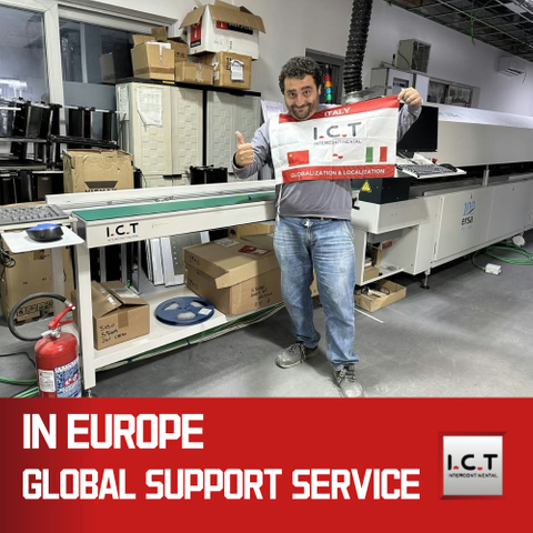 I.C.T | SMT Ispezione PCB Trasportatore SMT e Turno di sollevamento Trasportatore SMT Produttori