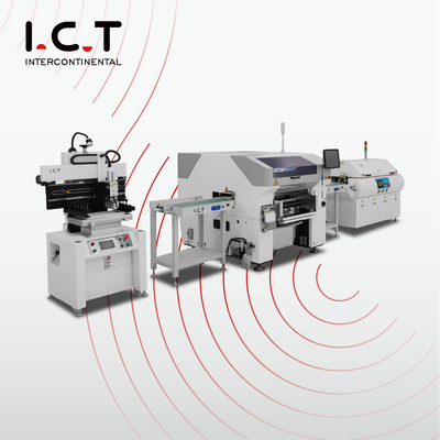 I.C.T |Linea di produzione semiautomatica SMT SMD