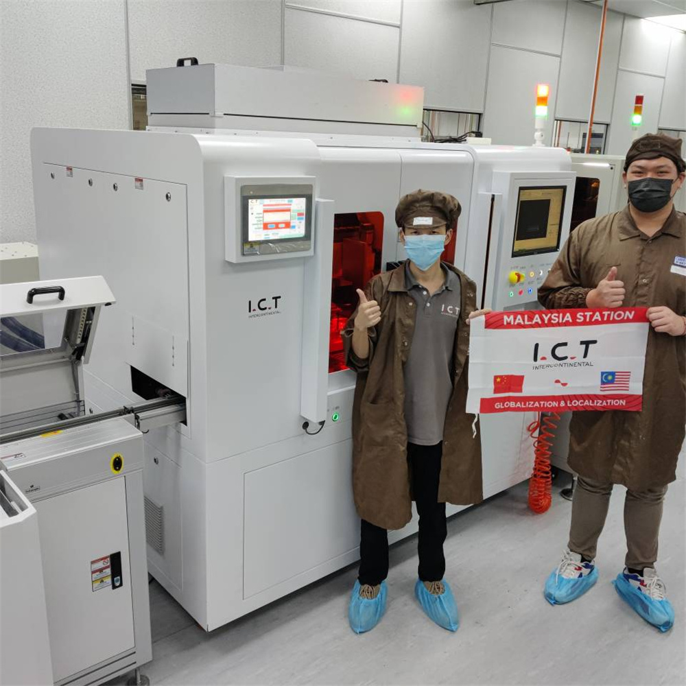 I.C.T | Sistema di singolarizzazione laser automatica PCBA Taglierina laser