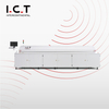 I.C.T |SMT Forno di rifusione della macchina e macchina per componenti di immersione per saldatura a onda 