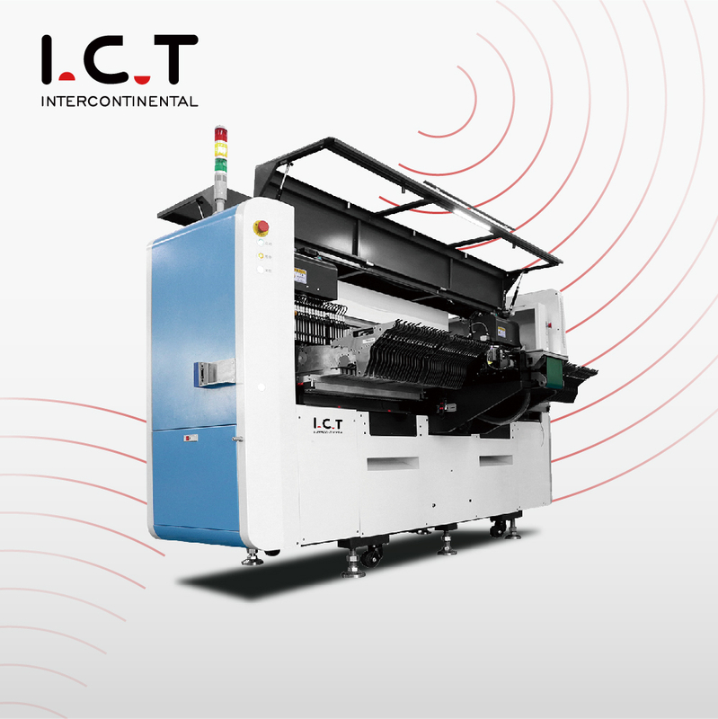 I.C.T |SMD Pick and Place automatico SMT Macchina a 8 teste LED Linea montatrucioli