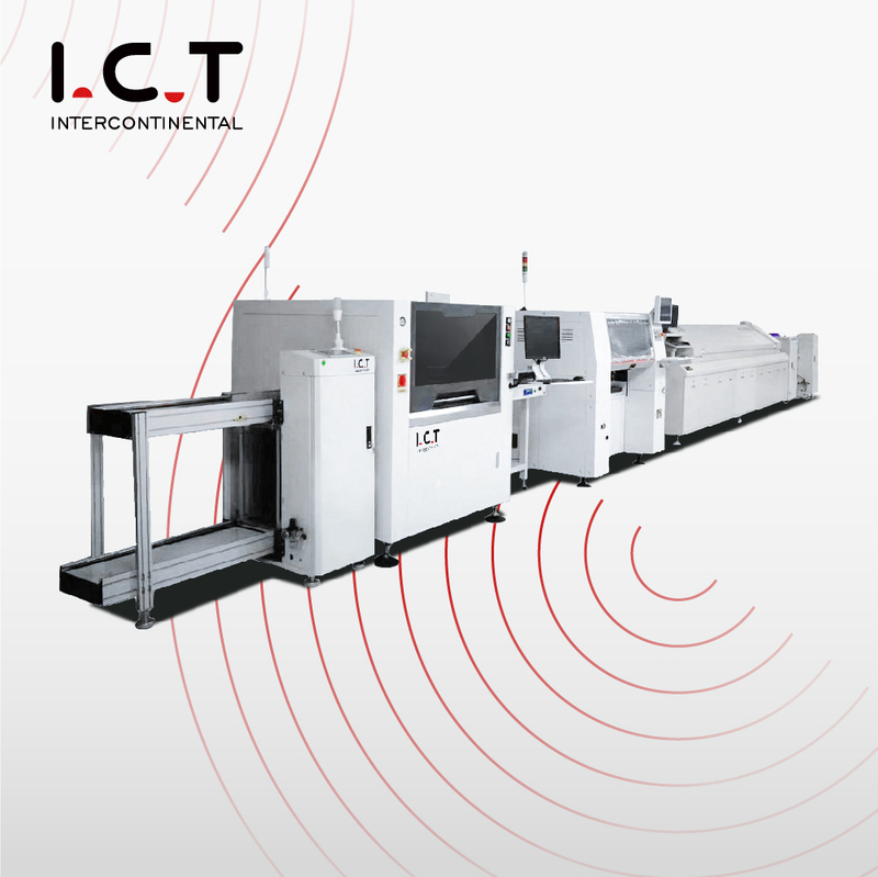 I.C.T | Linea di produzione end-to-end SMT per la produzione di pannelli intelligenti IFPD