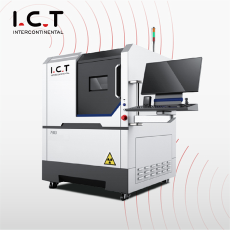 I.C.T Macchina automatica per l'ispezione a raggi X dei circuiti stampati Smt Line