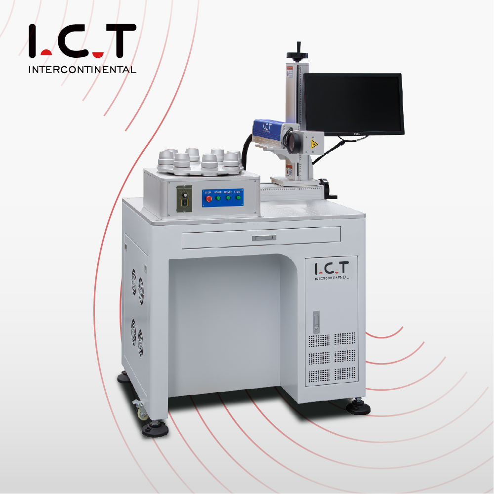 I.C.T-510 |Macchina per la stampa di etichette laser 3D Macchina per marcatura laser a colori verde