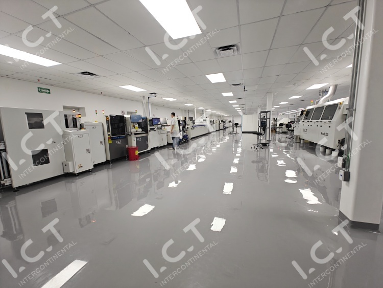 I.C.T SMT linea in Messico