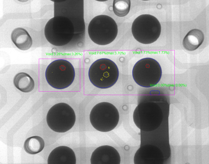 Vuoti dei giunti di saldatura