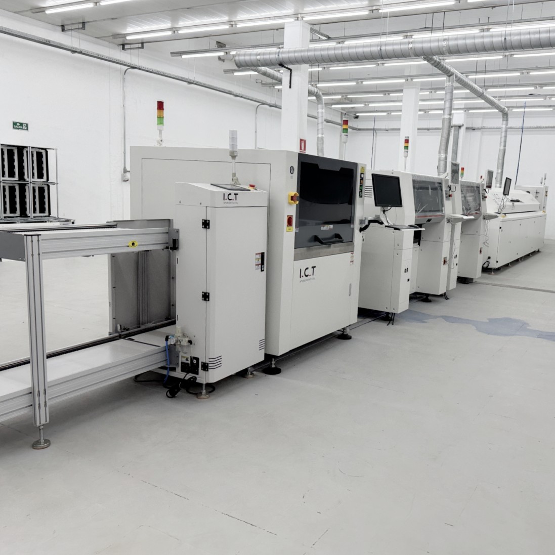 I.C.T-P6丨Semiautomatica SMD Macchina da stampa per pasta saldante SMT Stampante