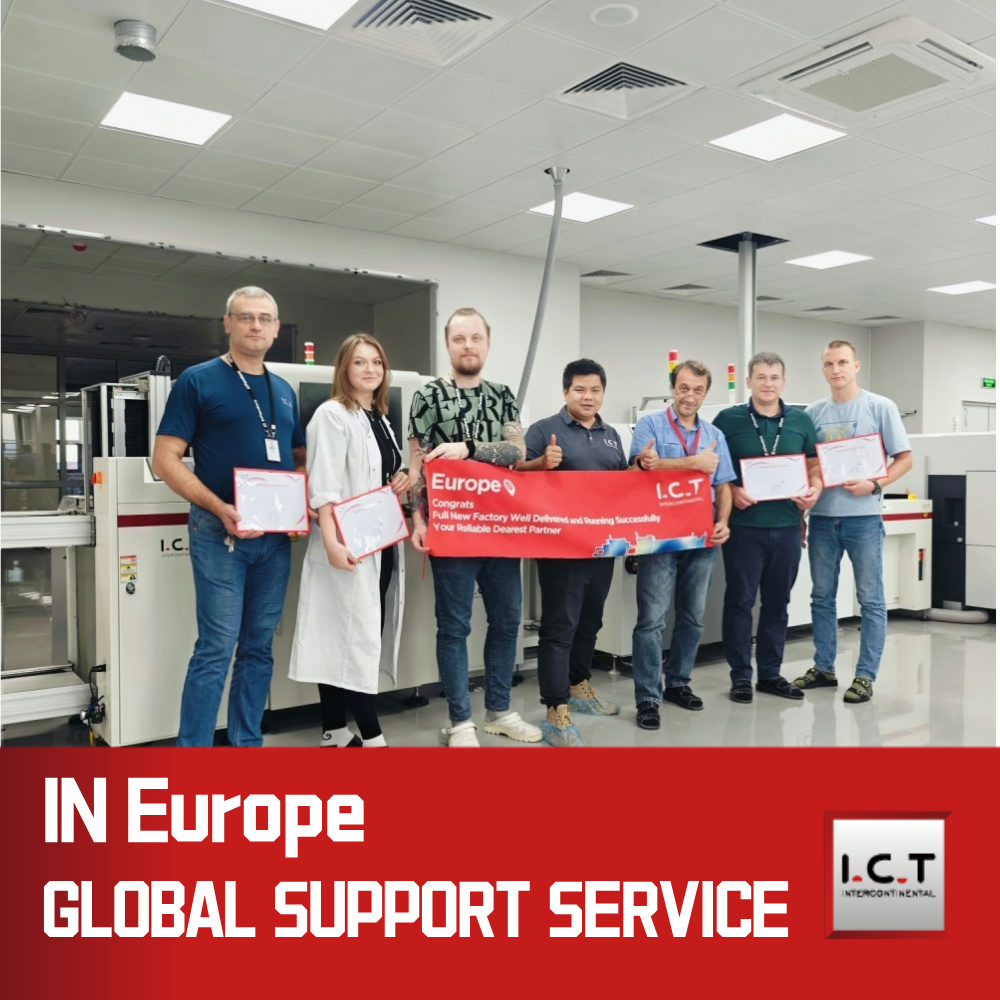 I.C.T | PCB SMT Stampante Stampante automatica per pasta saldante