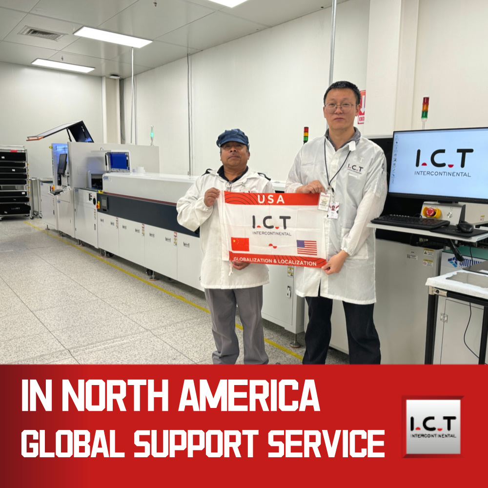 I.C.T | SMT Incollatrice a spruzzo per rivestimento per PCB LED