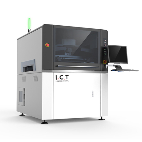 I.C.T |Macchina per stampante per saldatura automatica automatica leggera a LED per pasta saldante completamente smt