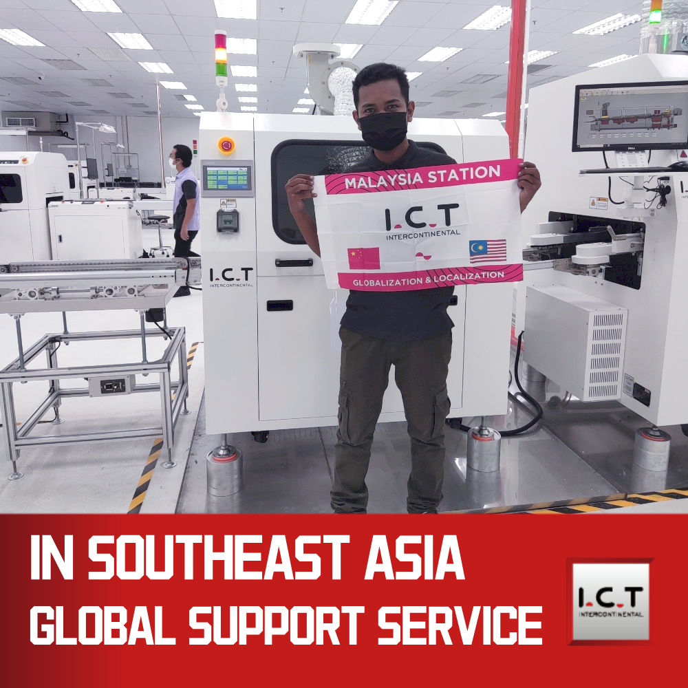 I.C.T | SMT Uscita per saldatrice ad onda senza piombo Trasportatore SMT