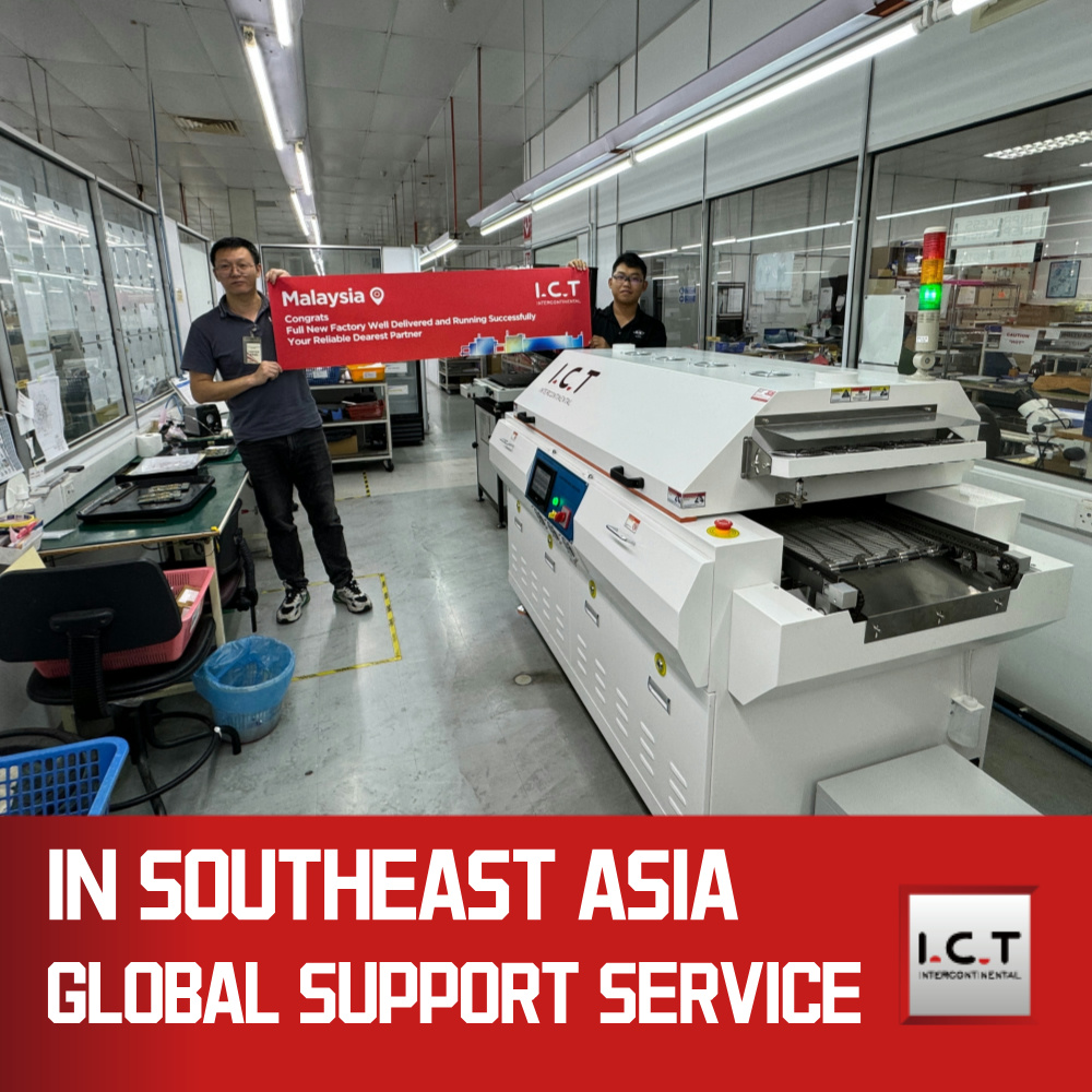 Forno per saldatura a rifusione SMT SMD a doppia guida a 8 zone