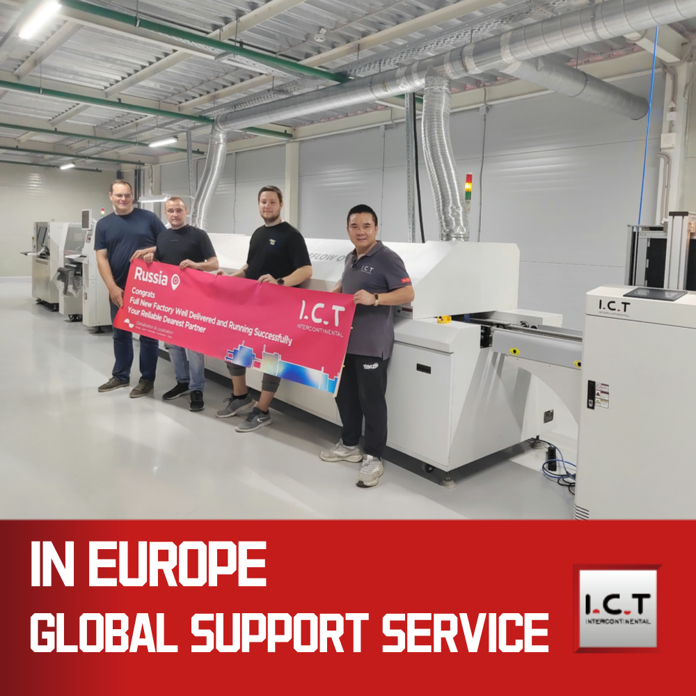 I.C.T | ETA SMT LED Speciale macchina con forno di rifusione per profilatrice termica sotto vuoto