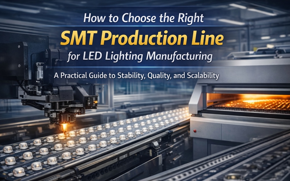 Come scegliere la linea di produzione SMT per la produzione di illuminazione LED