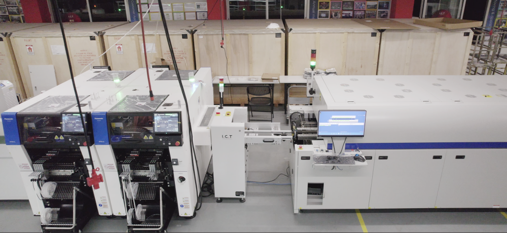 Linea SMT con Panasonic Pick and Place Machine
