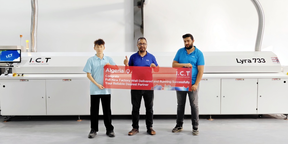 I.C.T fornisce una linea di produzione completa SMT per la produzione di smartphone in Algeria.jpg