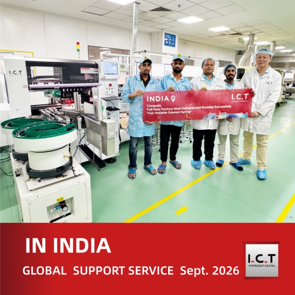 I.C.T Supporto tecnico per l'inserimento di forme dispari nella produzione EMS in India