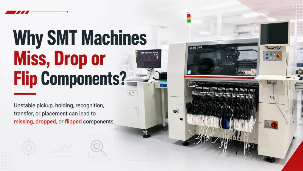 SMT Le macchine non rilasciano o capovolgono Components.webp