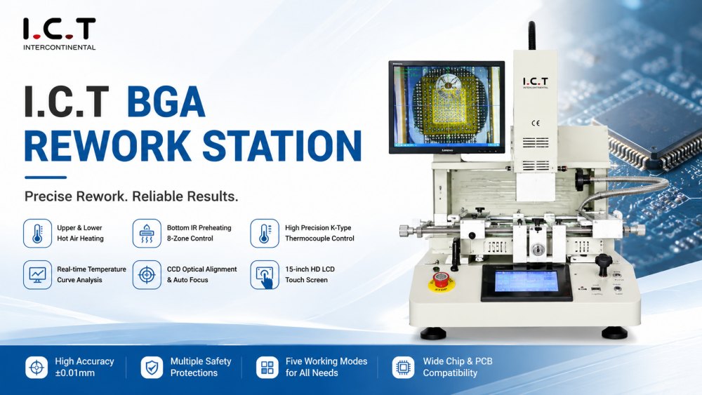 I.C.T BGA Stazione di rilavorazione