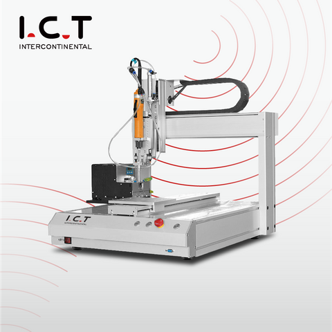 I.C.T | SMT Macchina robotizzata con vite di bloccaggio automatico del driver Tipo di piattaforma girevole multiasse