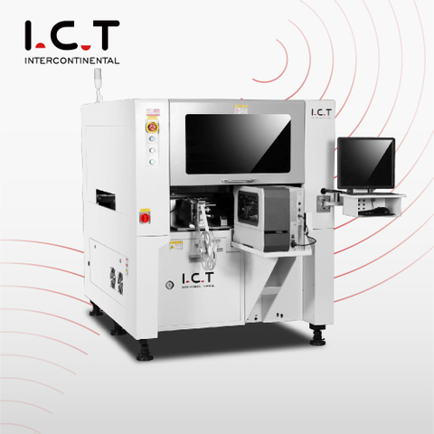 I.C.T-310P | SMT Montatore di etichette in linea nella catena di montaggio PCB 