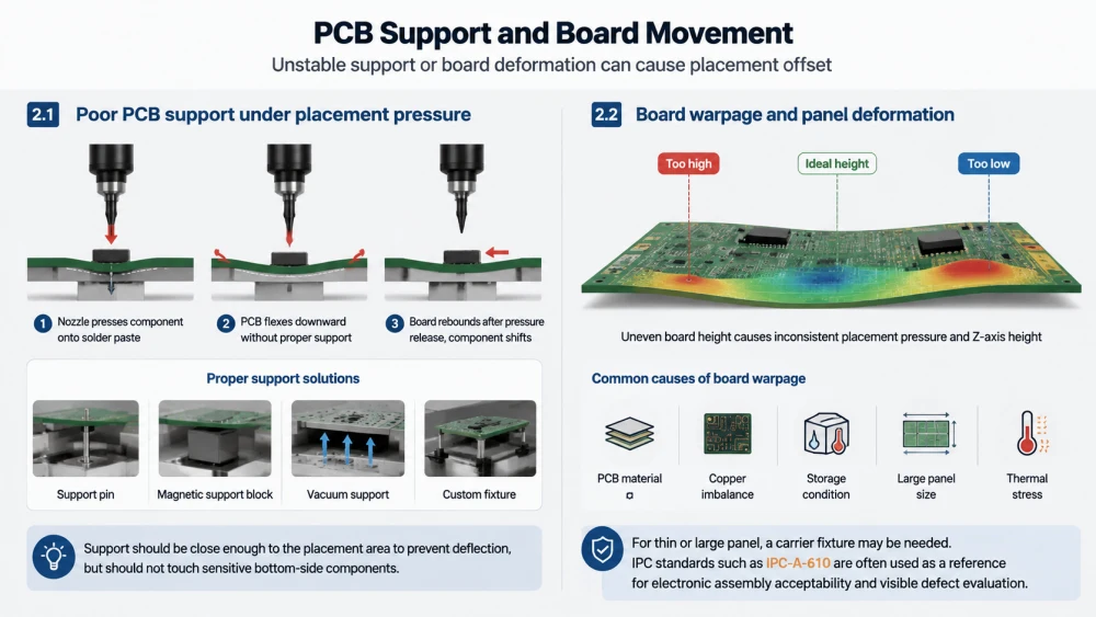 PCB Supporto e movimento del consiglio d