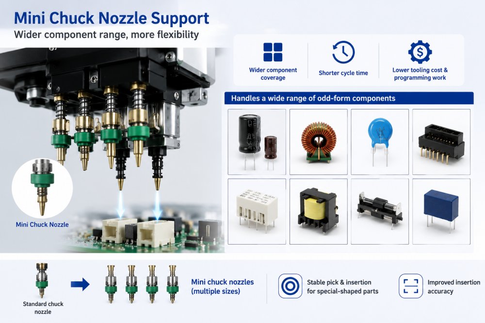 Supporto per ugello Mini Chuck
