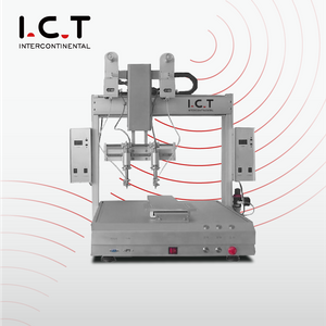 I.C.T-SR530 | Stazione robotizzata di saldatura laser automatica xyz da tavolo per modulo fotovoltaico